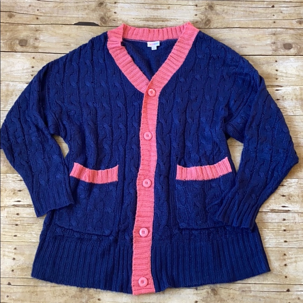 Lularoe Oversized Boyfriend Cardigan Size Large